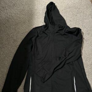 Fabletics Women's Black Hooded Zip Up - NWT